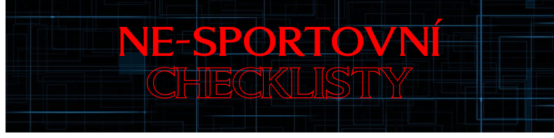 Ne-sportovní checklisty