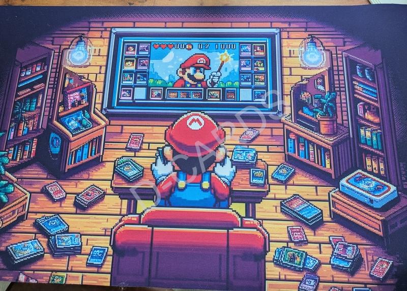 Podložka pod karty pro sběratele a hráče 80 x 60 cm - Podle vlastního motivu.