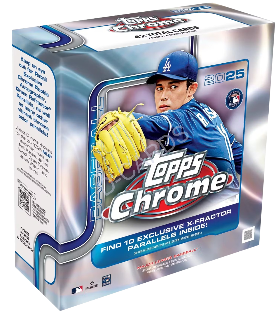 2025 Topps Chrome Baseball Mega Box