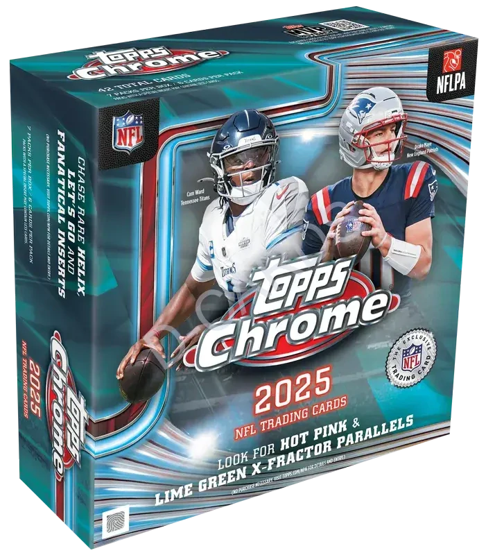 2025 Topps Chrome Football Mega box