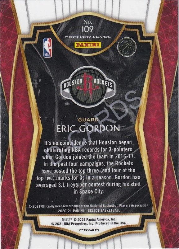 2020-21 Select Blue Retail #109 Eric Gordon