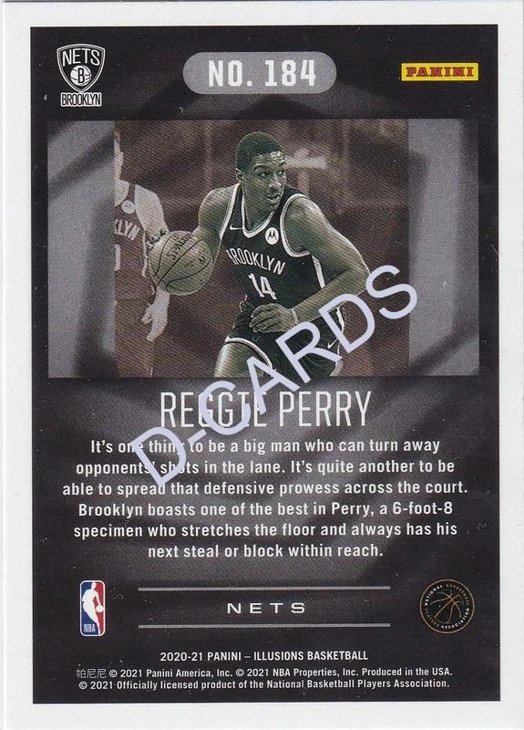 2020-21 Panini Illusions #184 Reggie Perry
