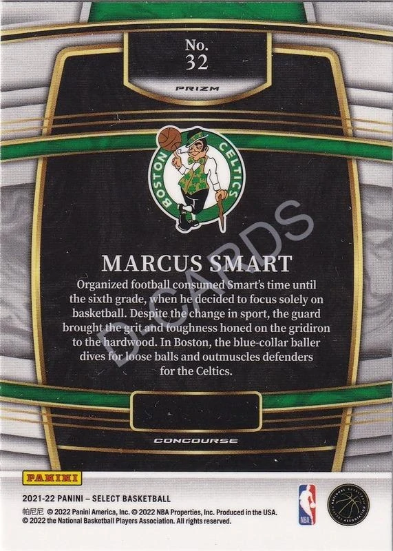 2021-22 Select Prizms Silver #32 Marcus Smart