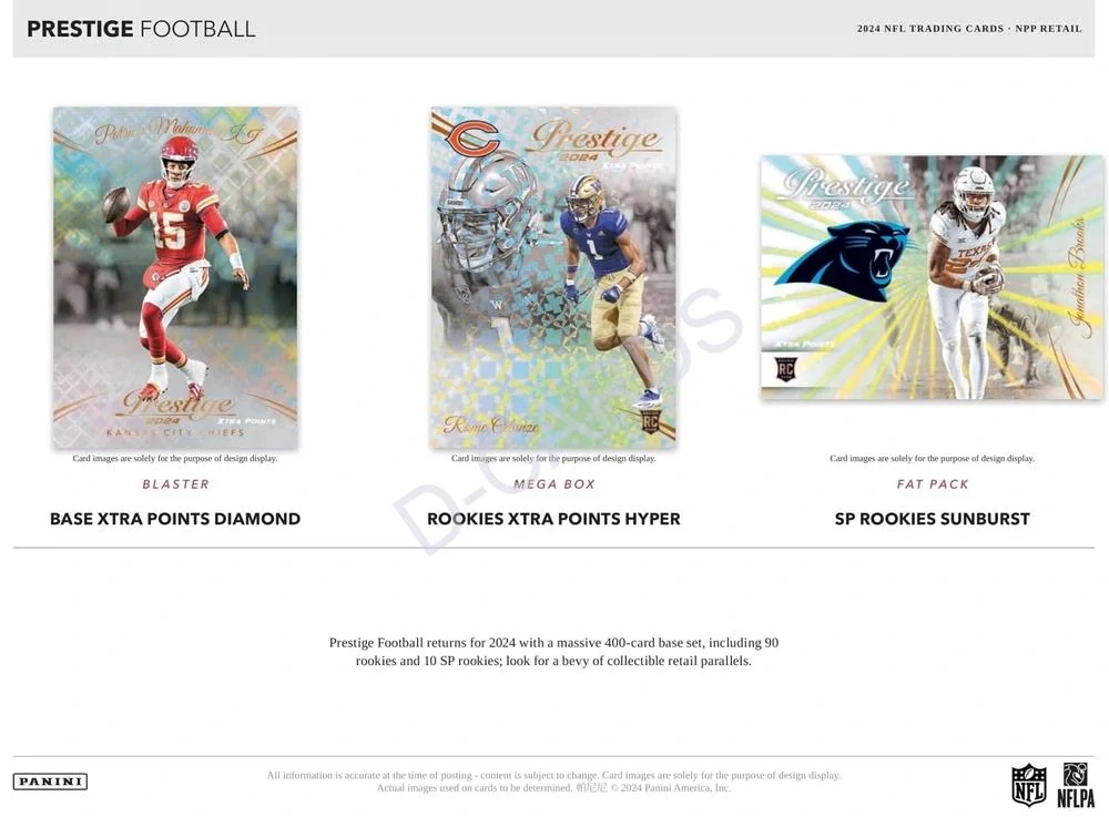 2024 Panini Prestige NFL Football Mega Box