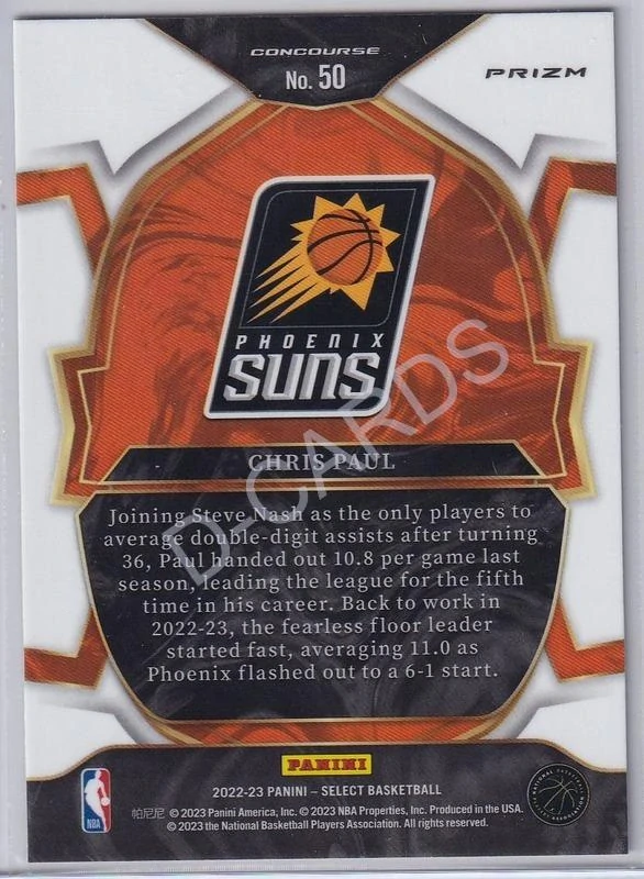 2022-23 Select Prizms Green Shock #50 Chris Paul