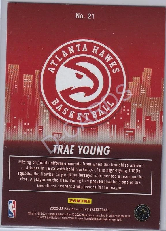 2022-23 Hoops City Edition #21 Trae Young