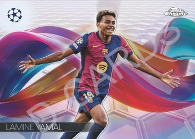 2024-25 Topps Chrome UEFA Club Competitions Hanger Box