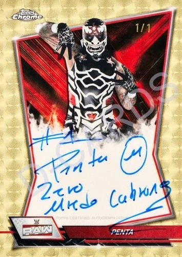 2026 Topps Chrome WWE Mega Box