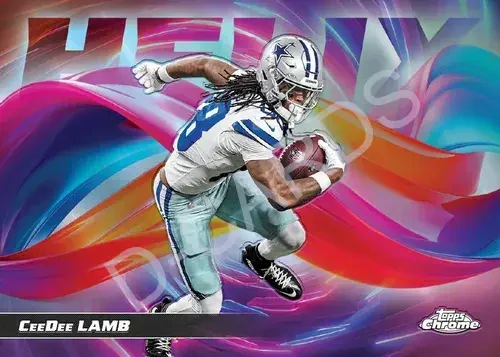 2025 Topps Chrome Football Blaster box