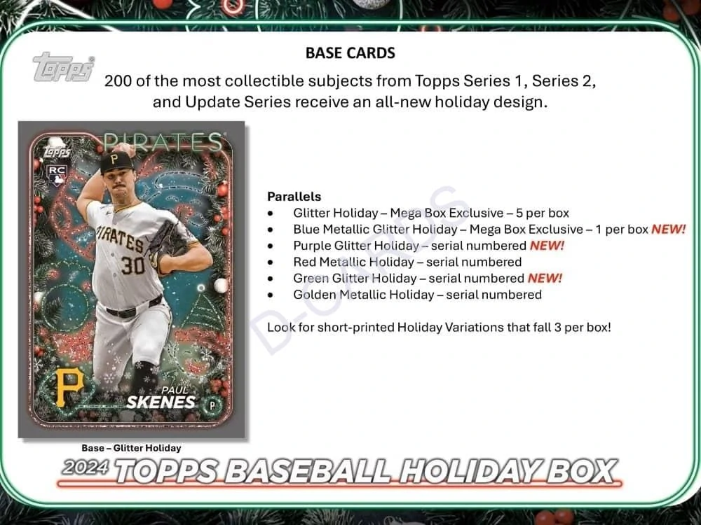 2024 Topps Holiday Mega Box