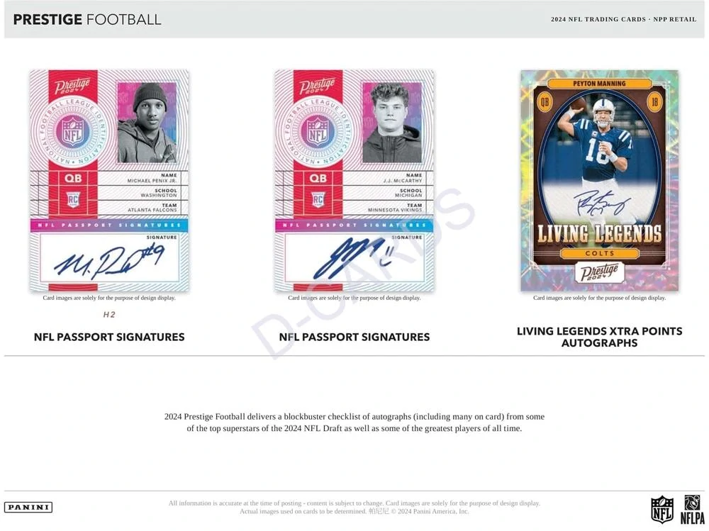 2024 Panini Prestige NFL Football Mega Box