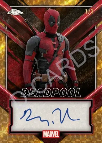 2025 Topps Marvel Deadpool Chrome Blaster Box
