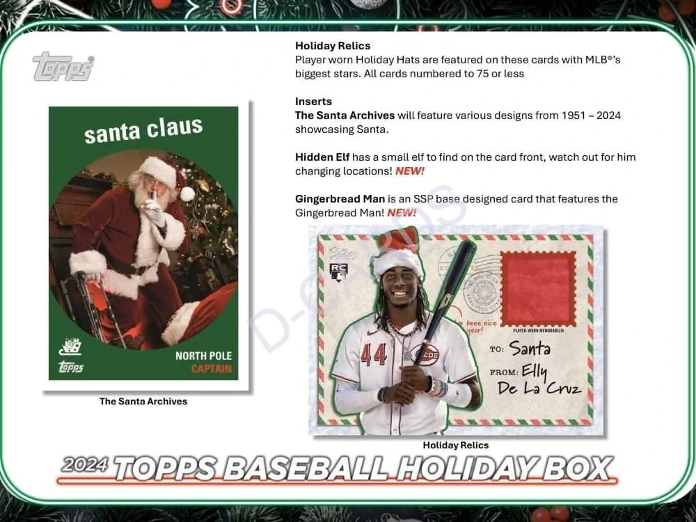 2024 Topps Holiday Mega Box