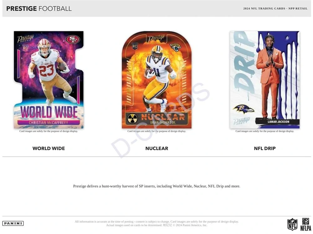 2024 Panini Prestige NFL Football Mega Box