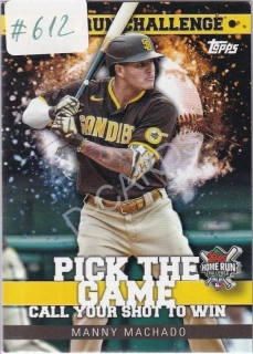 2022 Topps Home Run Challenge Code Cards #HRC20 Manny Machado