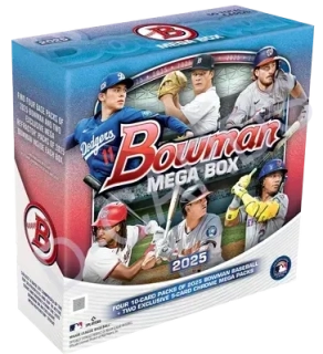 2025 Topps Bowman Baseball MLB Mega Box