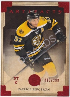 2013-14 Artifacts Ruby #79 Patrice Bergeron (Limit 293/399)