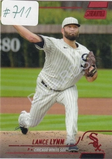 2022 Stadium Club Red Foil #185 Lance Lynn