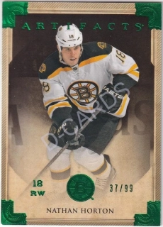 2013-14 Artifacts Emerald #71 Nathan Horton (Limit 37/99)