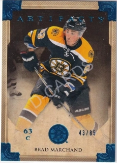 2013-14 Artifacts Sapphire #10 Brad Marchand (Limit 43/85)