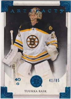 2013-14 Artifacts Sapphire #125 Tuukka Rask (Limit 41/85)