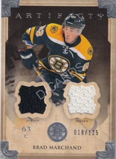 2013-14 Artifacts Jerseys #10 Brad Marchand (Limit 018/125)