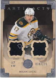 2013-14 Artifacts Jerseys #70 Milan Lucic (Limit 038/125)