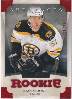 2013-14 Artifacts Ruby #192 Ryan Spooner RC (Limit 206/299)