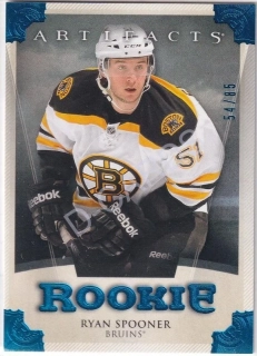 2013-14 Artifacts Sapphire #192 Ryan Spooner RC (Limit 54/85)