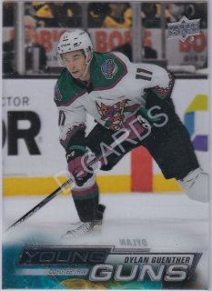 2022-23 Upper Deck Clear Cut Parallel #497 Dylan Guenther Young Guns RC