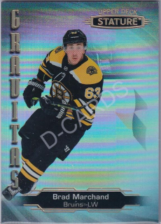2020-21 Upper Deck Stature Gravitas #G21 Brad Marchand