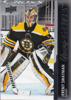  2021-22 Upper Deck #226 Jeremy Swayman Young Guns RC