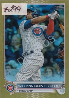 2022 Topps Gold Foil #147 Willson Contreras