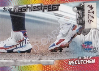2022 Topps Flashiest Feet #FF6 Andrew McCutchen