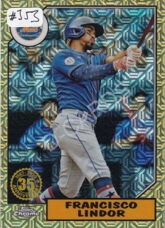 2022 Topps '87 Topps Silver Pack Chrome #T87C26 Francisco Lindor