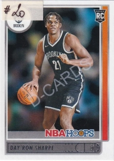2021-22 Hoops #215 Day'Ron Sharpe RC