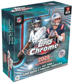 2025 Topps Chrome Football Mega box