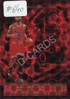 2020-21 Panini Illusions Asia Red #86 Coby White