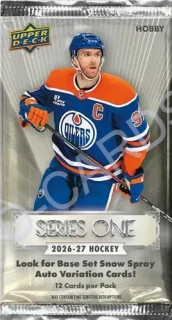 2026-27 Upper Deck Series 1 Hockey Hobby Pack