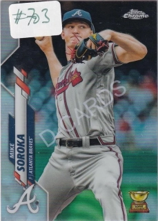 2020 Topps Chrome Refractors #96 Mike Soroka
