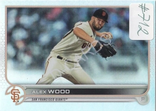 2022 Topps Rainbow Foil #494 Alex Wood