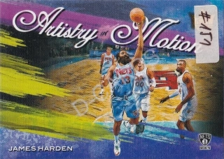 2020-21 Court Kings Artistry in Motion #5 James Harden