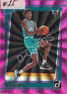 2021-22 Donruss Holo Pink Laser #232 Kai Jones RR RC