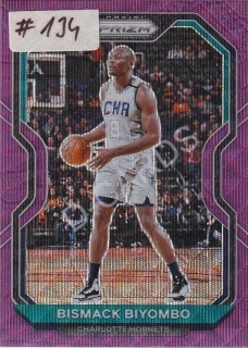 2020-21 Panini Prizm Prizms Purple Wave #65 Bismack Biyombo
