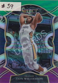 2020-21 Select Prizms Green White Purple #1 Zion Williamson