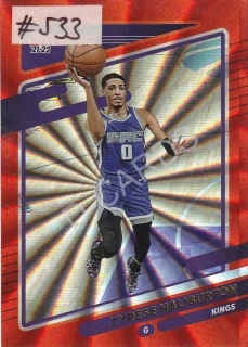 2021-22 Donruss Holo Orange Laser #43 Tyrese Haliburton