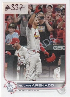 2022 Topps Base Set Photo Variations #87 Nolan Arenado/waving