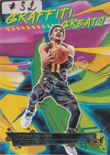 2021-22 Court Kings Graffiti Greats #10 Trae Young