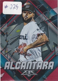 2022 Topps Fire Flame #108 Sandy Alcantara