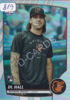 2023 Topps Big League #207 DL Hall RNBW FOIL RC